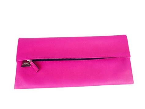 stuart hot pink leather long clutch bag bags leather pink leather