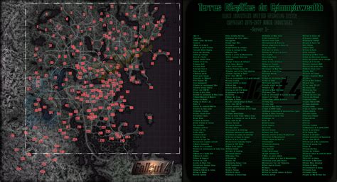 carte de fallout  map soluce fallout  supersoluce