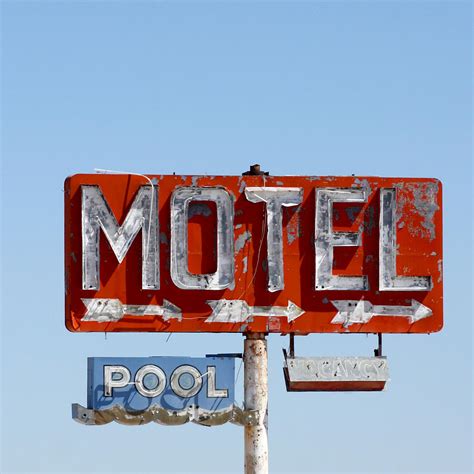 route  motel sign photograph  art block collections pixels