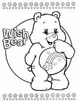 Coloring Care Bear Bears Pages Wish Book Activity sketch template
