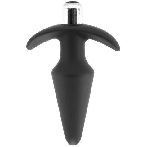Luxe Discover Vibrating Silicone Butt Plug In Black Shop Blush