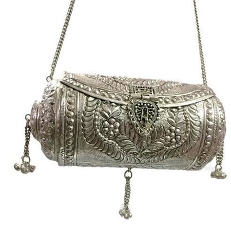 metal bag metal brass clutch vintage clutch handmade bag metal purse