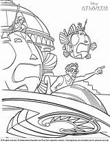 Coloring Atlantis Lost Empire Fun Sheet Creating Sheets These Look If sketch template