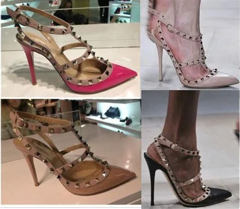 super deal   women fashion pointed toe rivets studs high heels