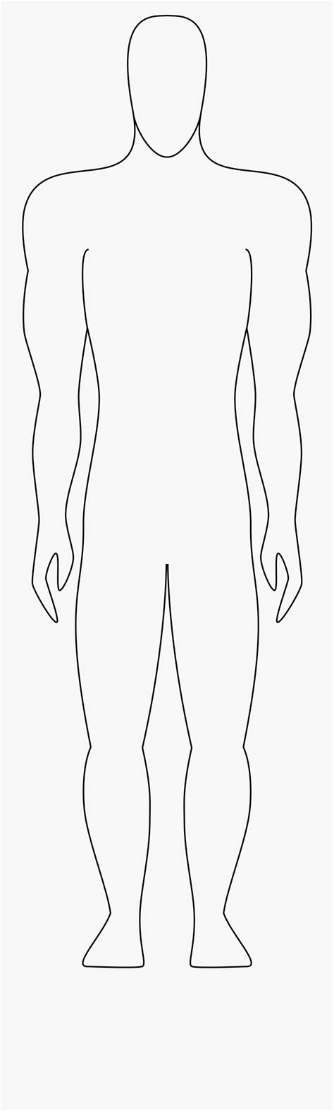 Printable Outline Of Human Body