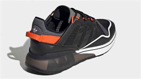 adidas zx  boost pure core black orange   buy   sole supplier