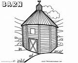 Barn Pages Door Coloring Tall Window Printable Kids Garage Color Template sketch template