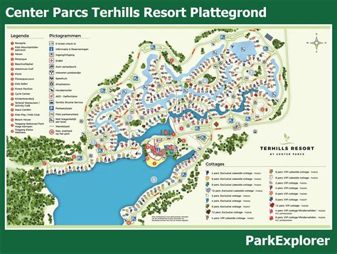 terhills resort  center parcs terhills resort vip cottage voor  personen parkexplorer