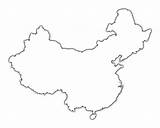 China Map Outline Coloring Shadow Clipart Drawing Line Stock Blank Mercator Detailed Vector Dreamstime Cliparts Pakistan Projection Clip Illustration Thumbs sketch template