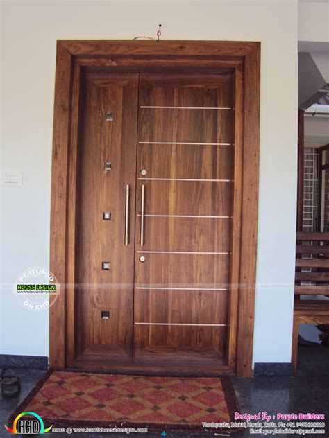 popular inspiration door design  kerala
