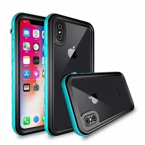 waterproof case  iphone  luxury brand ultra thin case  iphone xs cover  full
