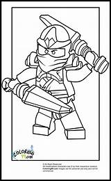 Coloring Ninjago Kai Lego Pages Ninja Printable sketch template