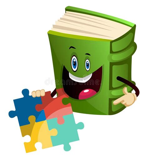 vector illustration  kids playing puzzle stock illustration illustration  colorful kids