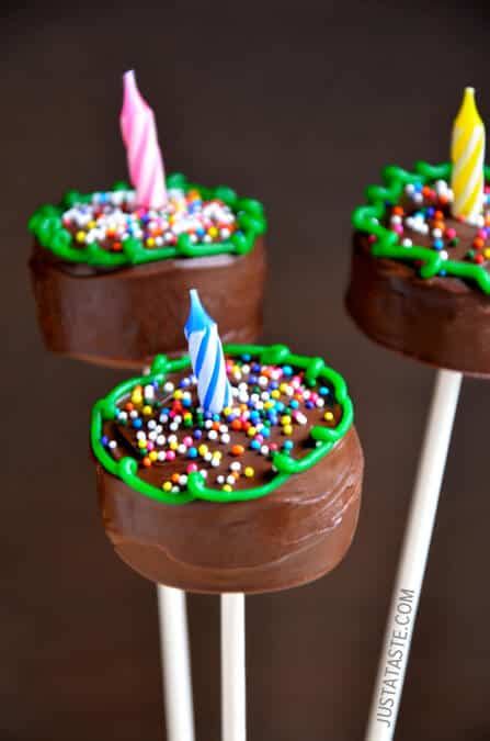 taste video birthday cookie cake pops