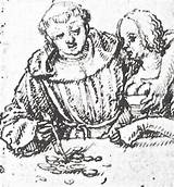 Holbein Erasmus Praise Folly Margin Monk Hans Copy Drawing Woman sketch template