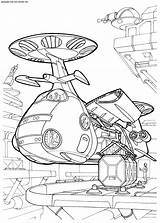 Future Vehicles Coloring Ship Space Transport sketch template