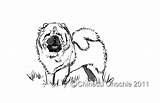 Chow Coloring Pages Dog Fictional Purely Depression Getcolorings Color Printable sketch template