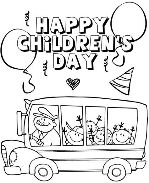 happy childrens day greeting card topcoloringpagesnet