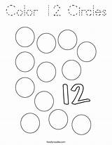 Coloring Color Circles Number Pages Preschool Worksheets Twistynoodle Numbers Circle Print Kids Noodle Twisty Built California Usa Tracing Kindergarten sketch template