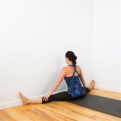 Inner Thigh Wall Stretch Popsugar Fitness