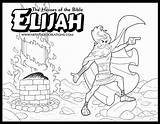 Coloring Bible Elisha Pages Elijah Heroes Kids School Sunday Sheets Kings Crafts Prophets Printable Story Baal Heros Colouring Lessons Ii sketch template