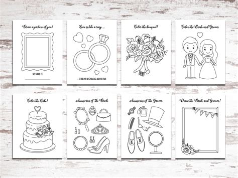 printable wedding colouring book printable coloring pages