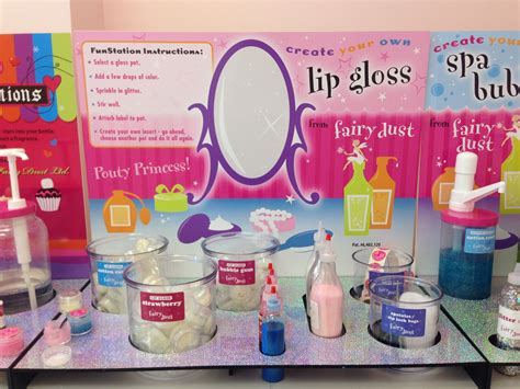 create   lip gloss  fairy dust   beehive spa  girls