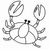 Crab Coloring Pages Chilled Crabs Printable Sand Beach Print Amazing sketch template