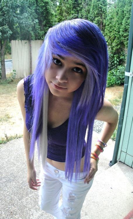 1000 images about purple emo scene hair on pinterest