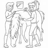 Bibi Tina Ausmalen Ausdrucken Pferde Bilder Pferd Malen Ausmalbildertv sketch template