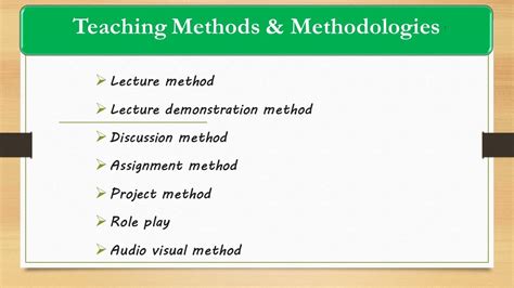 teaching methodologies youtube