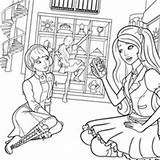 Barbie Blair Pages Coloring Princess School Charm Isla Friend Her Willows sketch template