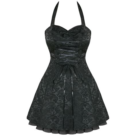 black damask gothic steampunk emo party prom dress ebay