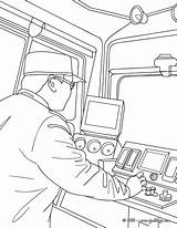 Colorear Conductor Tren Trem Electrico Desenho Vago Fudendo Caseiro Trenes sketch template