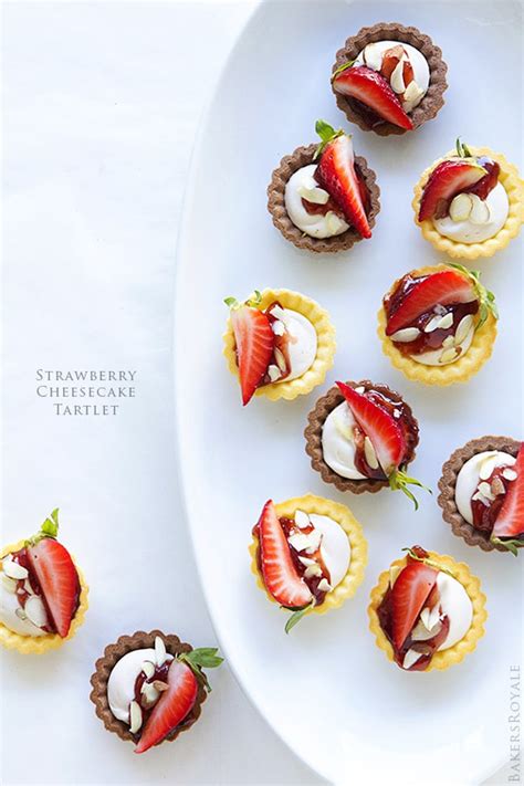 Strawberry Cheesecake Tartlets 28 Bite Size Party Ready Dessert