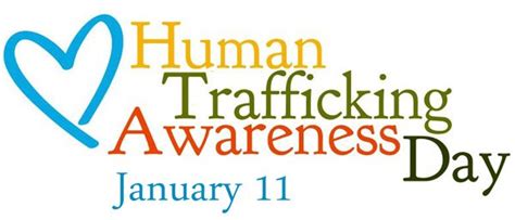 tomorrow is national human trafficking awareness day do