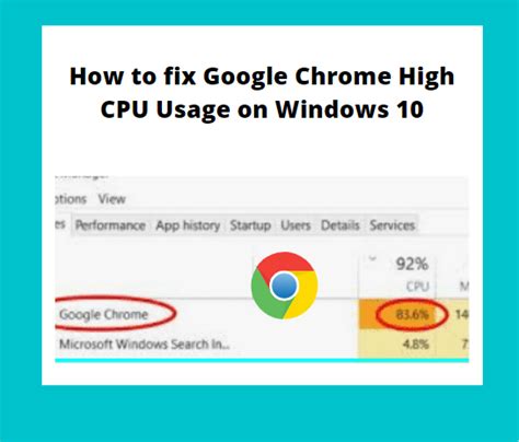 ways  fix chrome high cpu usage  windows concepts