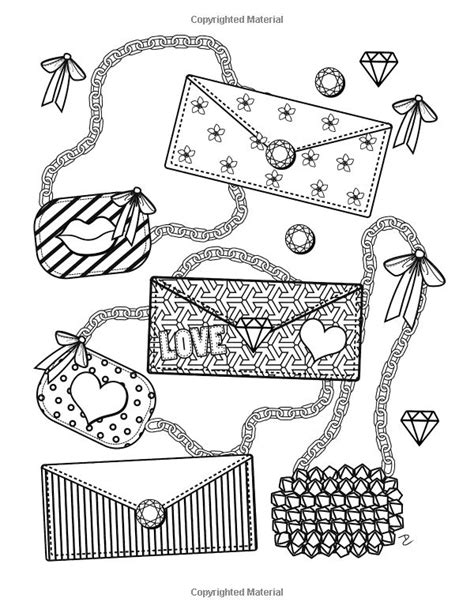 girl stuff  totally girly coloring pages dani kates