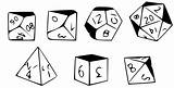 Dice Rpg Clip Dungeons Dragons Clipart Dragon Openclipart Game sketch template