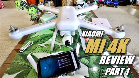 xiaomi mi drone  review part   depth unboxing inspection setup updating youtube
