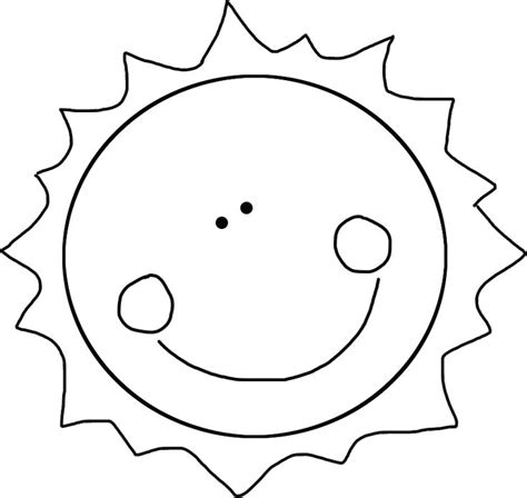 sun template  printable smiling happy sun  art templates