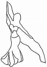 Orientale Danse Publié sketch template