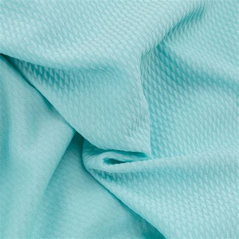 In Stock Solid Blue Comfortable Bullet Polyester Spandex Liverpool Fabric