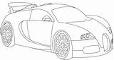 Coloring Pages Veyron Bugatti Getcolorings Color Getdrawings sketch template