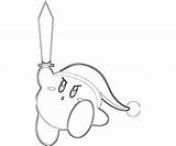 Kirby Coloring Pages Christmas Comments Xcolorings sketch template