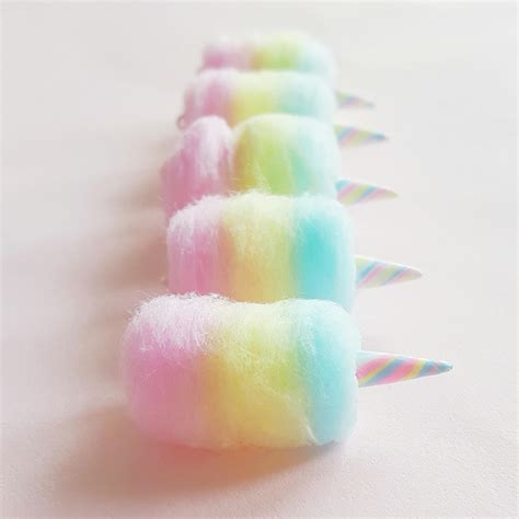 cotton candy charm rainbow cotton candy jewelry carnival etsy