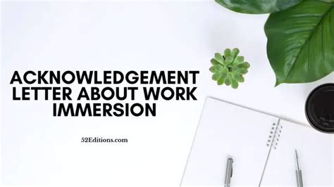 acknowledgement letter  work immersion   letter
