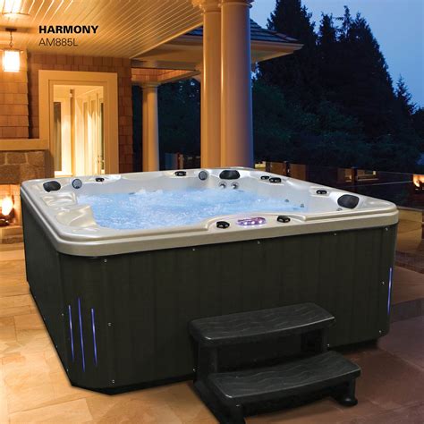 american spas     person  jet premium acrylic lounger hot tub