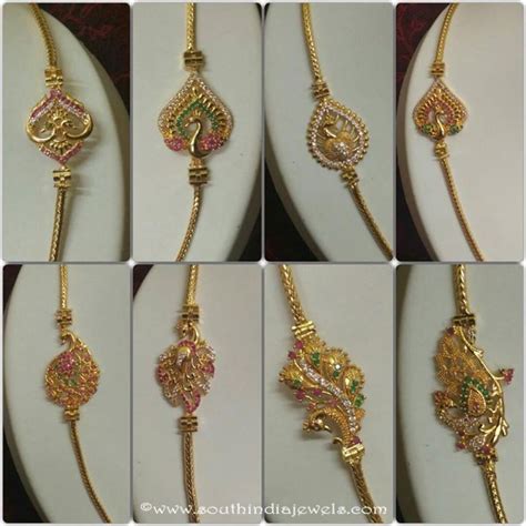 gold plated chains  side mogappu south india jewels