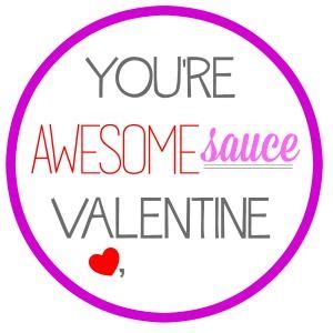 youre awesomesauce valentine view   fridge valentines